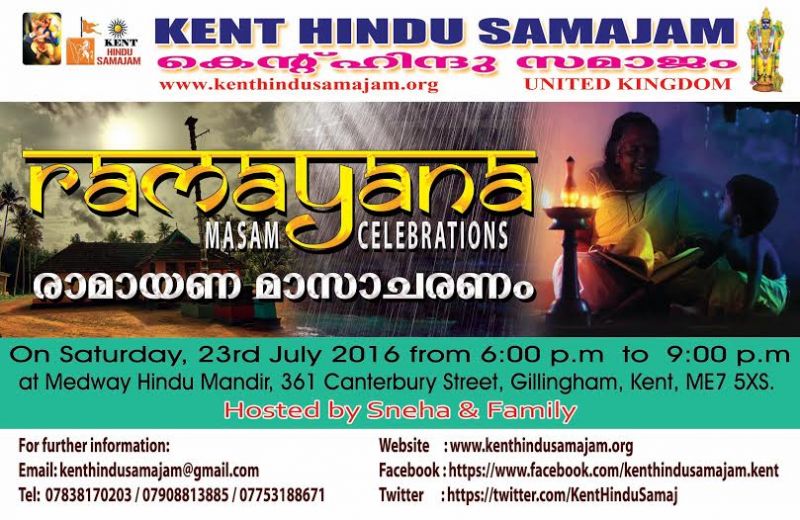 News Photo 1 - U.K. - Spiritual - kent_hindu_samajam_ramayanamasam