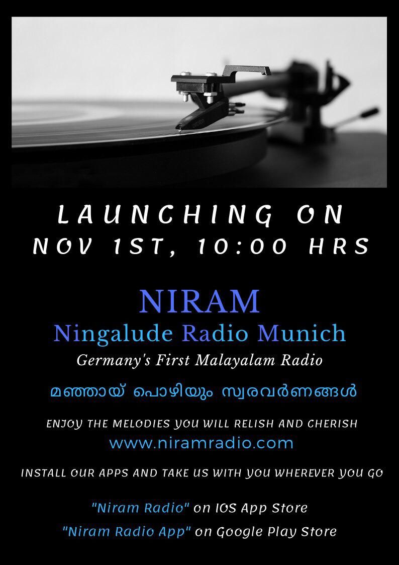News Photo 1 - Germany - Otta Nottathil - niram_radio_munich_launching_nov_1