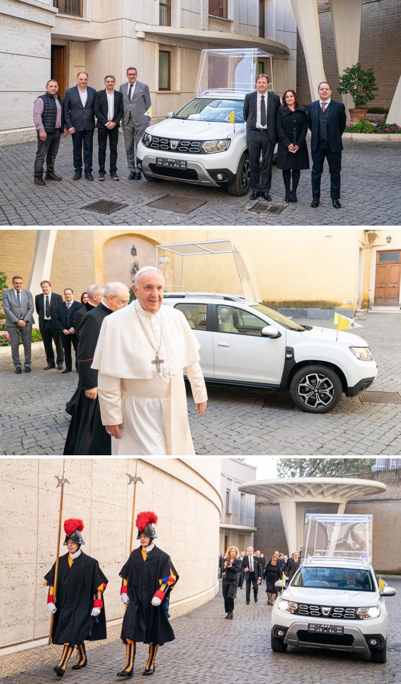 News Photo 1 - Europe - Otta Nottathil - dacia_duster_gift_pope_mobile